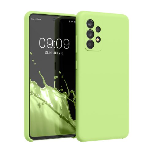 Husa Samsung Galaxy A52 / Galaxy A52 5G / Galaxy A52s 5G, Silicon, Verde, 54347.214