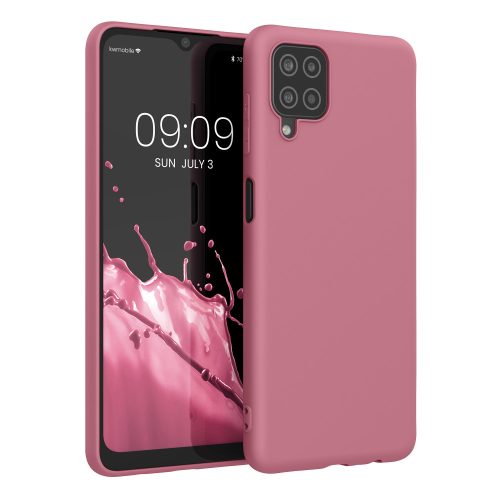 Husa Samsung Galaxy A12, Silicon, Roz, 54048.167