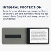 Husa pentru Kindle Paperwhite 11, Piele ecologica, Gri, kwmobile, 56263.01