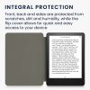 Husa pentru Kindle Paperwhite 11, Piele ecologica, Gri, kwmobile, 56257.05