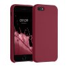 Husa Apple iPhone 5s / iPhone SE, Silicon, Rosu, 42766.209