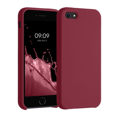 Husa Apple iPhone 5s / iPhone SE, Silicon, Rosu, 42766.209