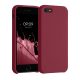 Husa Apple iPhone 5s / iPhone SE, Silicon, Rosu, 42766.209