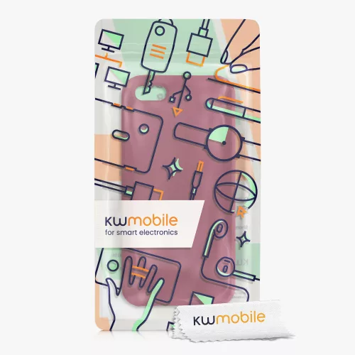 Husa Apple iPhone 5s / iPhone SE, Silicon, Rosu, 42766.209