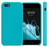 Husa Apple iPhone 5s / iPhone SE, Silicon, Albastru, 42766.205