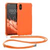 Husa Apple iPhone X / iPhone XS, Silicon, Portocaliu, 49915.150