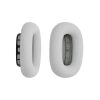 Set 2 Perne de urechi pentru casti Apple AirPods Max, Kwmobile, Gri, Piele ecologica, 55895.35