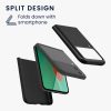 Husa Samsung Galaxy Z Flip 3, Piele ecologica, Negru, 56286.01