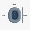 Set 2 Perne de urechi pentru casti Apple AirPods Max, Kwmobile, Albastru, Piele ecologica, 55895.04