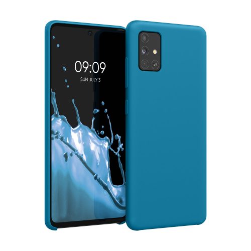 Husa Samsung Galaxy A51, Silicon, Albastru, 51197.224