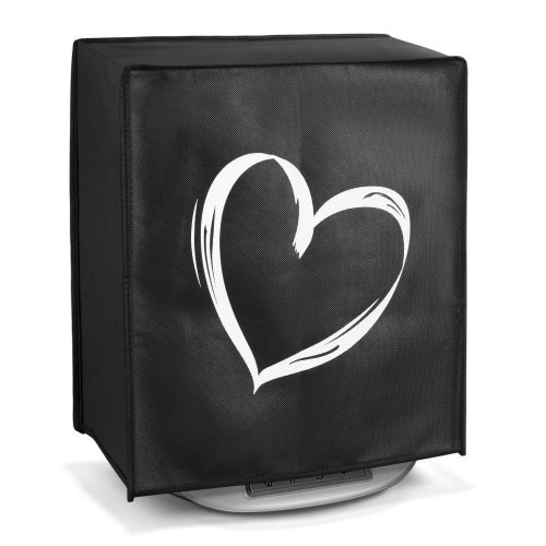 Husa de protectie pentru Thermomix TM6/TM5, Kwmobile, Negru/Alb, Plastic, 55449.03