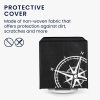 Husa de protectie pentru Thermomix TM6/TM5, Kwmobile, Negru/Alb, Plastic, 55449.02