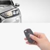 Husa Cheie Auto pentru Audi - 3 Butoane, kwmobile, Silicon, Gri, 53134.12