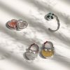 Set 2 Carlige de masa pentru genti, Kwmobile, Multicolor, Aluminiu, 50281.13