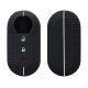 Husa Cheie Auto pentru Fiat / Lancia - 3 Butoane, kwmobile, Silicon, Negru, 56383.03