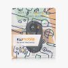 Husa Cheie Auto pentru Fiat / Lancia - 3 Butoane, kwmobile, Silicon, Negru, 56383.03