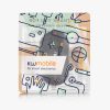 Husa Cheie Auto pentru Fiat / Lancia - 3 Butoane, kwmobile, Silicon, Negru, 56383.01