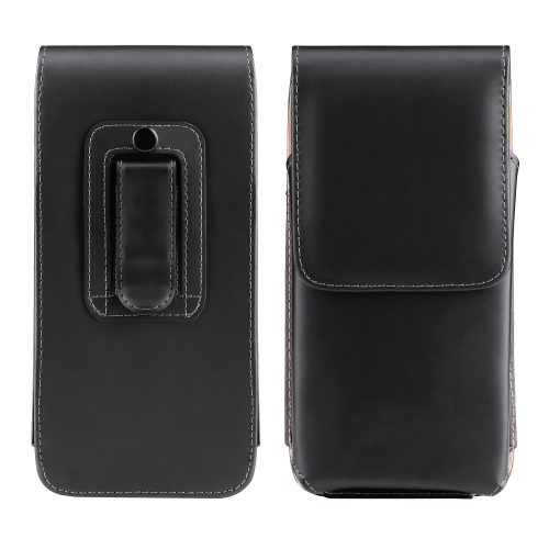 Husa Universala telefon XL - 6,8 inch, Piele ecologica, Negru, 56380.4.01