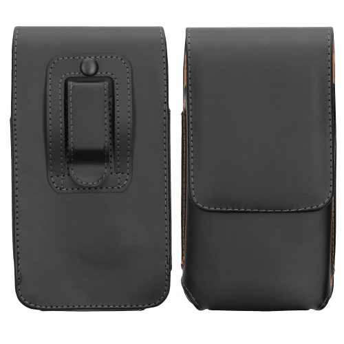 Husa Universala telefon M - 5,5 inch, Piele ecologica, Negru, 56380.2.01