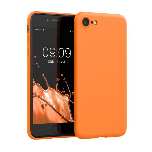Husa Apple iPhone 8 / iPhone 7 / iPhone SE 2, Silicon, Portocaliu, 49979.150