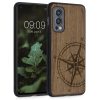 Husa OnePlus Nord 2 5G, Lemn, Maro, 56448.01