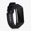 Set 2 Curele pentru Polar A370 / A360, kwmobile, Silicon, Negru / Alb, 56436.01