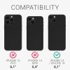 Set 3 Folii de protectie pentru Apple iPhone 13, kwmobile, Fata, Transparenta, 56420.1