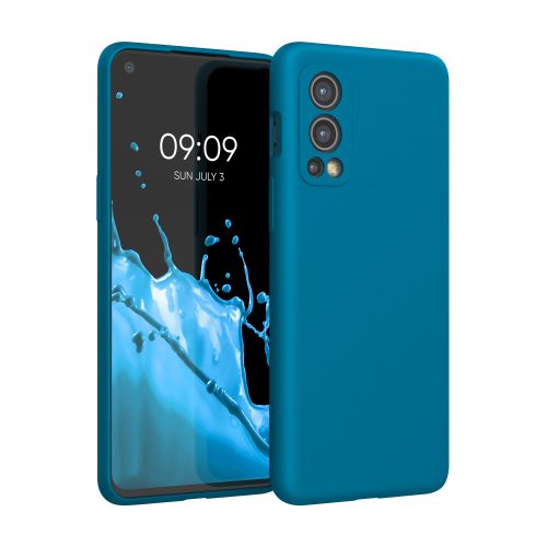 Husa OnePlus Nord 2 5G, Silicon, Albastru, 56070.224