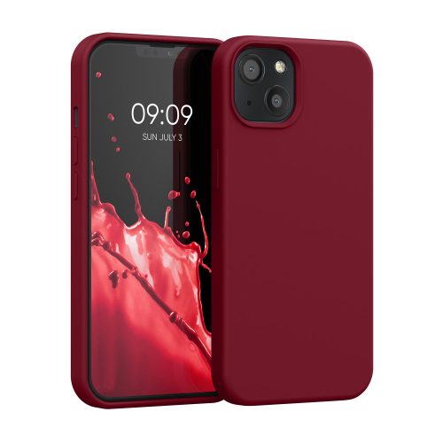 Husa Apple iPhone 13, Silicon, Rosu, 55878.209