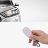 Husa Cheie Auto pentru Ford - 3 Butoane - Keyless Go, kwmobile, Piele ecologica, Roz, 43956.13