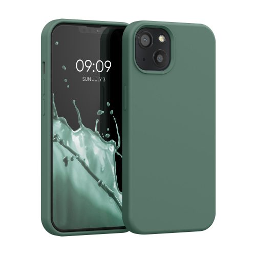 Husa Apple iPhone 13, Silicon, Verde, 55878.166