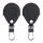 Husa Cheie Moto pentru Harley Davidson , Kwmobile, Negru/Rosu, Piele ecologica, 56477.01
