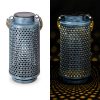 Lampa solara Navaris LED, 12x25 cm, design oriental, baterie reincarcabila, 56330.01.04