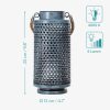 Lampa solara Navaris LED, 12x25 cm, design oriental, baterie reincarcabila, 56330.01.04