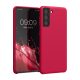 Husa Samsung Galaxy S21, Silicon, Rosu, 54056.229