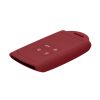 Husa Cheie Auto pentru Renault / Dacia - 4 Butoane - Keyless Go, kwmobile, Silicon, Rosu, 48035.20