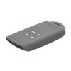 Husa Cheie Auto pentru Renault / Dacia - 4 Butoane - Keyless Go, kwmobile, Silicon, Gri, 48035.19
