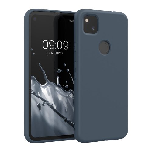Husa Google Pixel 4a, Silicon, Albastru, 52622.202