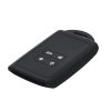 Husa Cheie Auto pentru Renault / Dacia - 4 Butoane - Keyless Go, kwmobile, Silicon, Negru, 49769.22