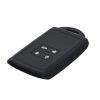 Husa Cheie Auto pentru Renault / Dacia - 4 Butoane - Keyless Go, kwmobile, Silicon, Negru, 49769.21