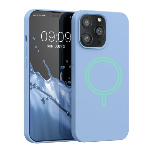 Husa Apple iPhone 13 Pro, Silicon, Albastru, 56560.58