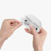 Husa pentru casti Huawei FreeBuds Pro, Kwmobile, Gri, Silicon, 53473.22