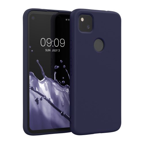 Husa Google Pixel 4a, Silicon, Albastru, 52622.186