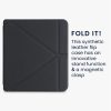 Husa pentru Kobo Libra 2, Piele ecologica, Negru, kwmobile, 56576.01