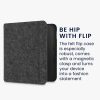 Husa pentru Tolino Vision 6, Textil, Gri, kwmobile, 56602.19
