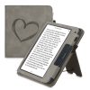 Husa pentru Kobo Libra 2, Piele ecologica, Gri, kwmobile, 56581.02