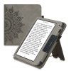 Husa pentru Kobo Libra 2, Piele ecologica, Gri, kwmobile, 56581.04