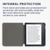 Husa pentru Kobo Libra 2, Piele ecologica, Gri, kwmobile, 56579.04