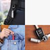 Set 2 Brelocuri pentru pastile, Kwmobile, Negru/Rosu, Aluminiu, 56608.02