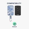 Husa Cheie Auto pentru Renault - 4 Butoane - Keyless Go, kwmobile, Piele ecologica, Multicolor, 46356.12
